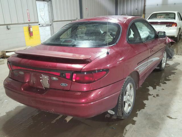 3FAFP11353R144447 - 2003 FORD ESCORT ZX2 MAROON photo 4