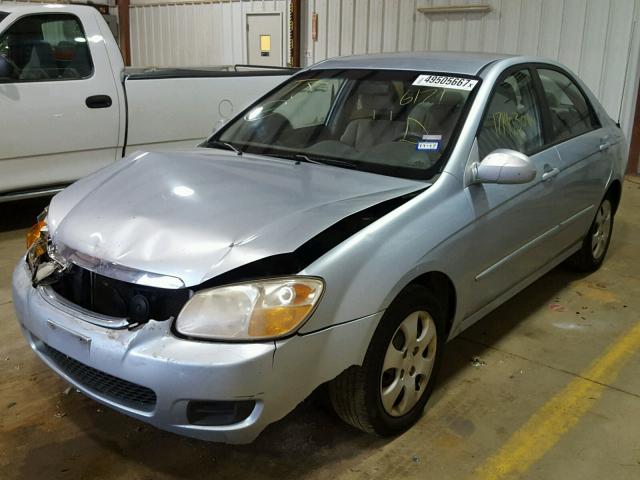 KNAFE121275476171 - 2007 KIA SPECTRA EX BLUE photo 2