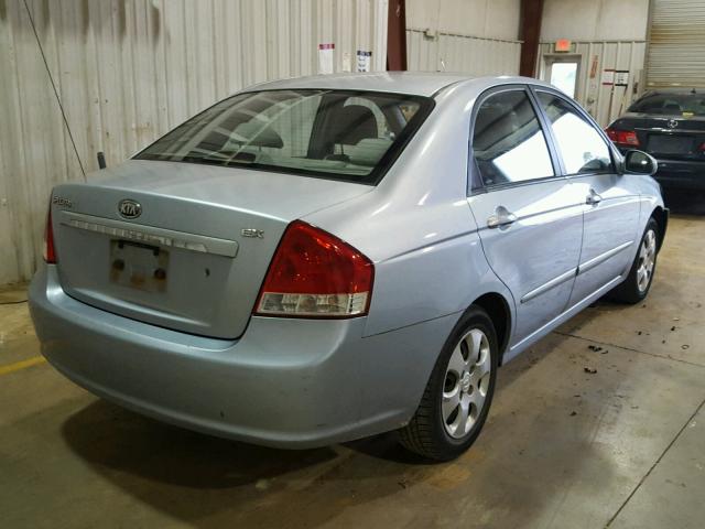 KNAFE121275476171 - 2007 KIA SPECTRA EX BLUE photo 4