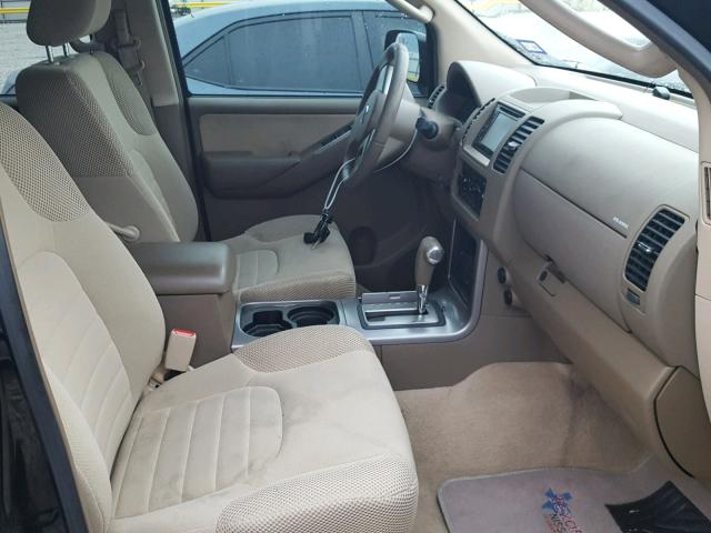 5N1AR18U67C617611 - 2007 NISSAN PATHFINDER შავი ფოტო 5