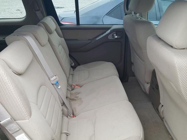 5N1AR18U67C617611 - 2007 NISSAN PATHFINDER შავი ფოტო 6