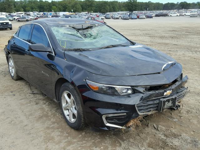 1G1ZB5ST8GF267103 - 2016 CHEVROLET MALIBU LS შავი ფოტო 1