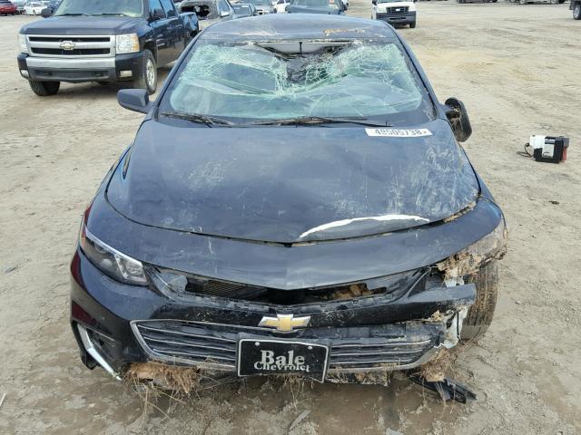 1G1ZB5ST8GF267103 - 2016 CHEVROLET MALIBU LS შავი ფოტო 7