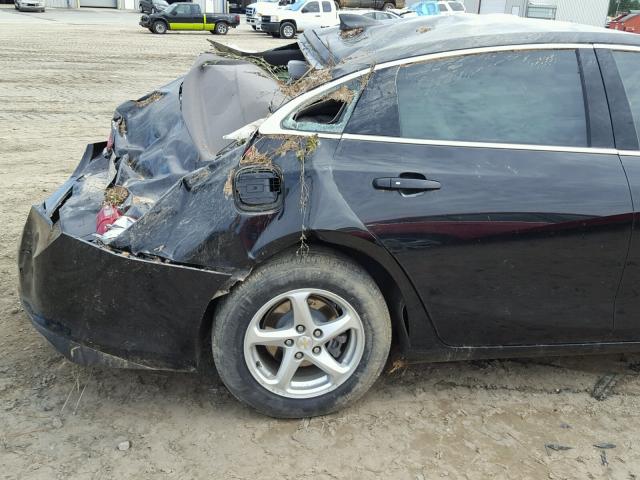 1G1ZB5ST8GF267103 - 2016 CHEVROLET MALIBU LS შავი ფოტო 9