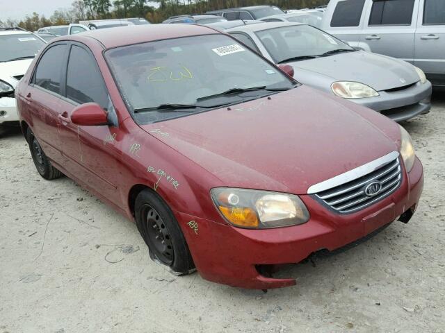 KNAFE221395651276 - 2009 KIA SPECTRA EX RED photo 1