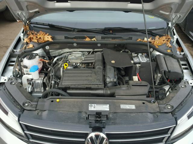 3VW267AJ1GM305485 - 2016 VOLKSWAGEN JETTA S SILVER photo 7