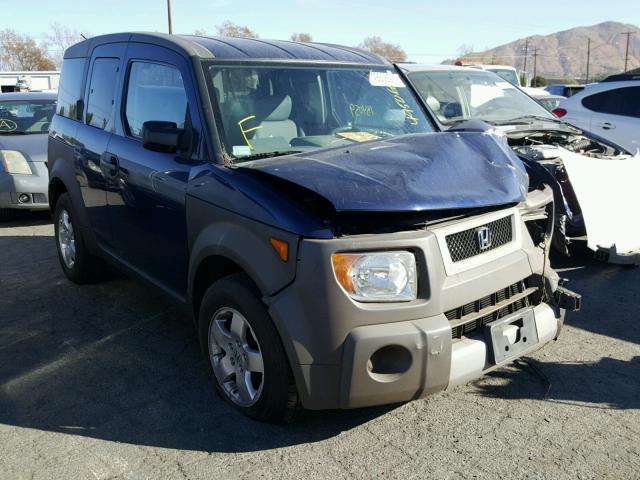 5J6YH285X3L025704 - 2003 HONDA ELEMENT EX BLUE photo 1