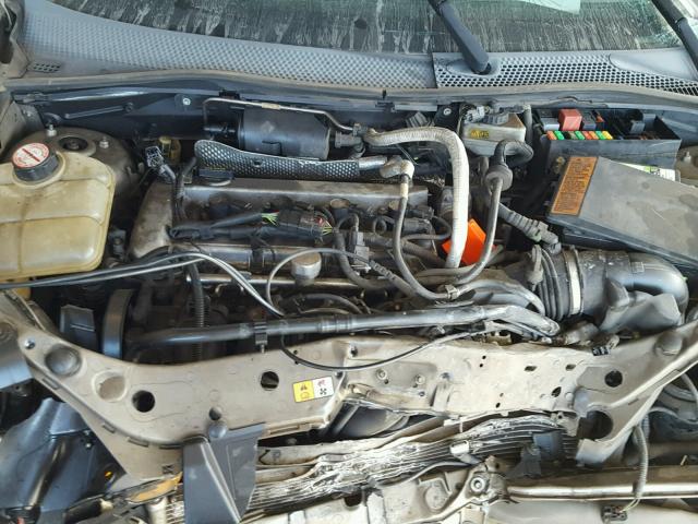 1FAFP38Z24W203121 - 2004 FORD FOCUS ZTS YELLOW photo 7