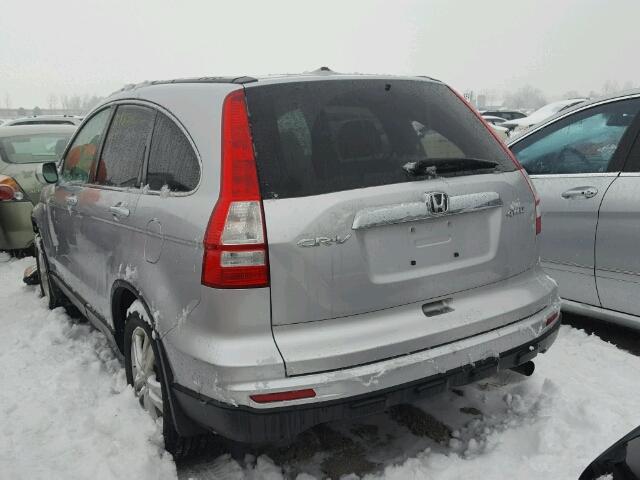 5J6RE4H57BL811774 - 2011 HONDA CR-V EX SILVER photo 3