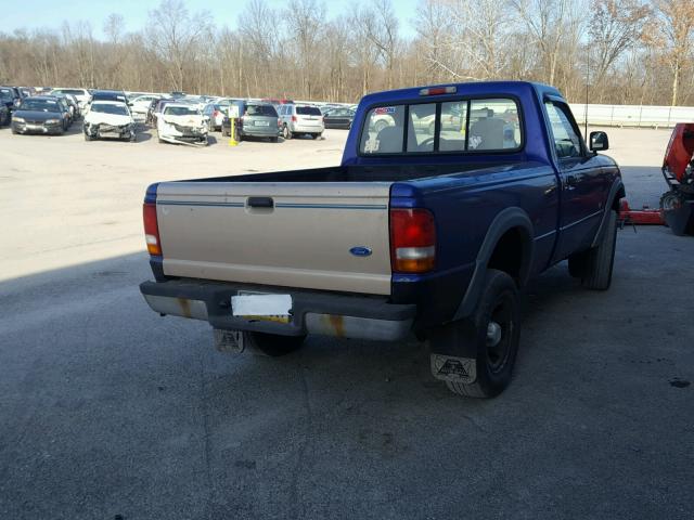 1FTCR11U8SUA37867 - 1995 FORD RANGER PURPLE photo 4