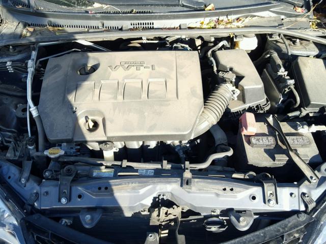 5YFBURHE2GP404256 - 2016 TOYOTA COROLLA L GRAY photo 7