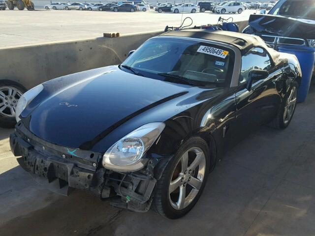 1G2MB33B86Y110027 - 2006 PONTIAC SOLSTICE BLACK photo 2