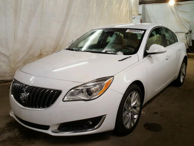 2G4GL5EXXG9174131 - 2016 BUICK REGAL WHITE photo 2