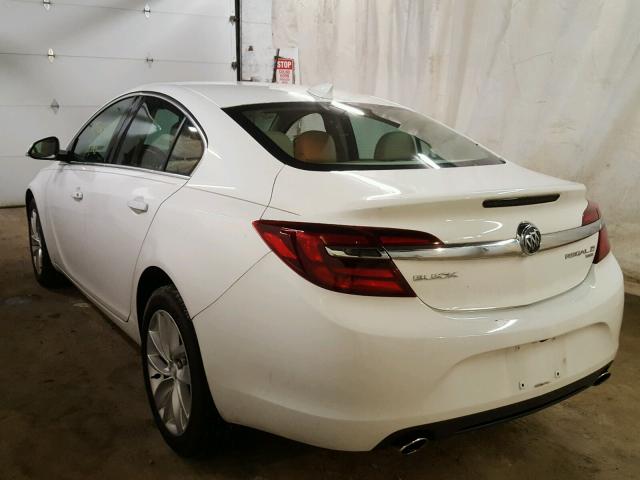 2G4GL5EXXG9174131 - 2016 BUICK REGAL WHITE photo 3