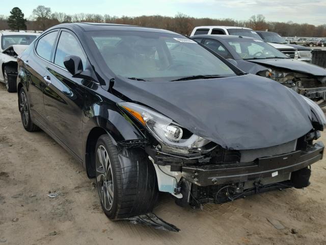 KMHDH4AE1GU606322 - 2016 HYUNDAI ELANTRA SE BLACK photo 1