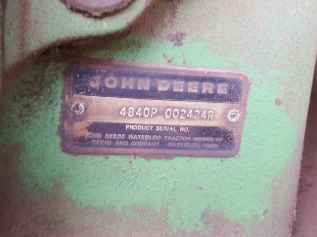 4840P002424R - 1978 JOHN DEERE TRACTOR GREEN photo 10
