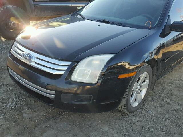 3FAFP07Z66R201233 - 2006 FORD FUSION SE BLACK photo 9