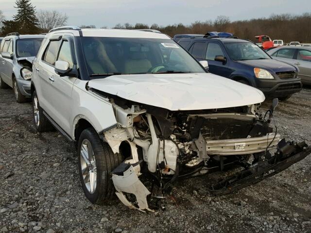 1FM5K8F84GGA42034 - 2016 FORD EXPLORER L WHITE photo 1