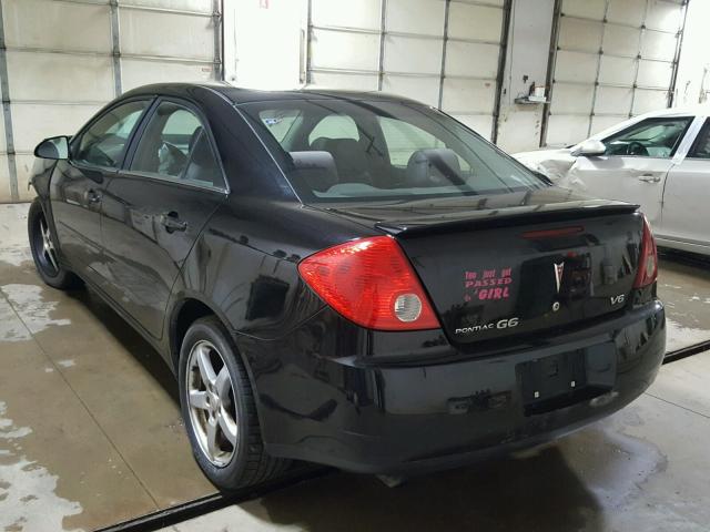 1G2ZG558064249645 - 2006 PONTIAC G6 SE1 BLACK photo 3