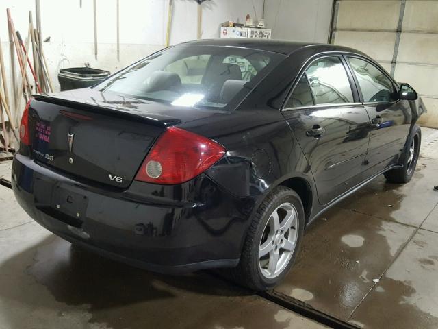 1G2ZG558064249645 - 2006 PONTIAC G6 SE1 BLACK photo 4