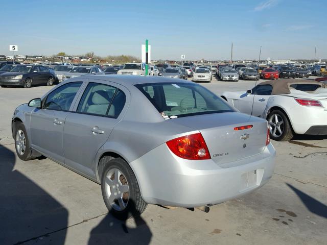 1G1AK55FX77373095 - 2007 CHEVROLET COBALT LS SILVER photo 3