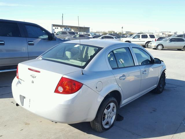 1G1AK55FX77373095 - 2007 CHEVROLET COBALT LS SILVER photo 4