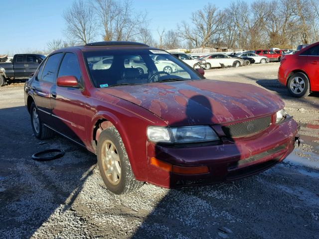 JN1CA21D8TT111330 - 1996 NISSAN MAXIMA GLE MAROON photo 1