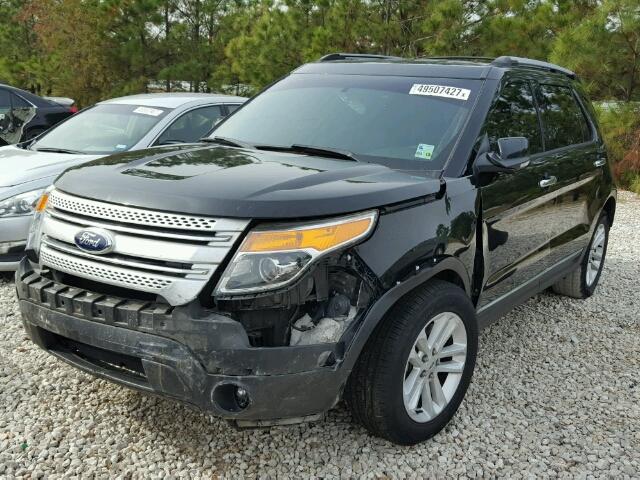 1FM5K7D8XEGB82745 - 2014 FORD EXPLORER X BLACK photo 2