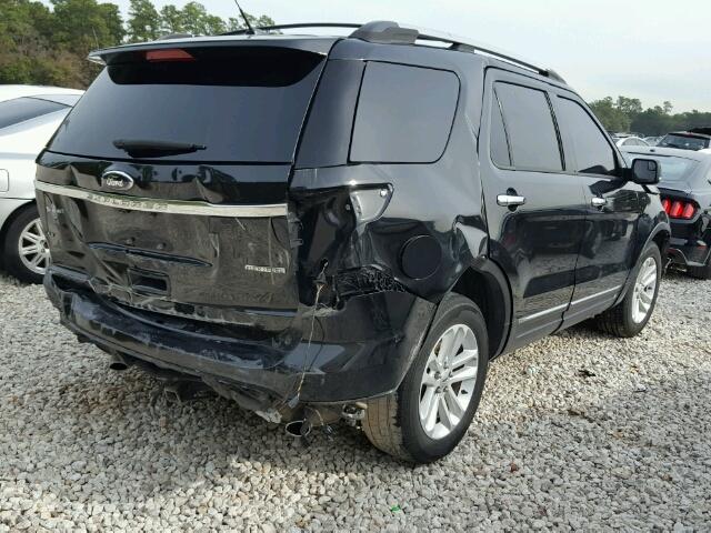 1FM5K7D8XEGB82745 - 2014 FORD EXPLORER X BLACK photo 4