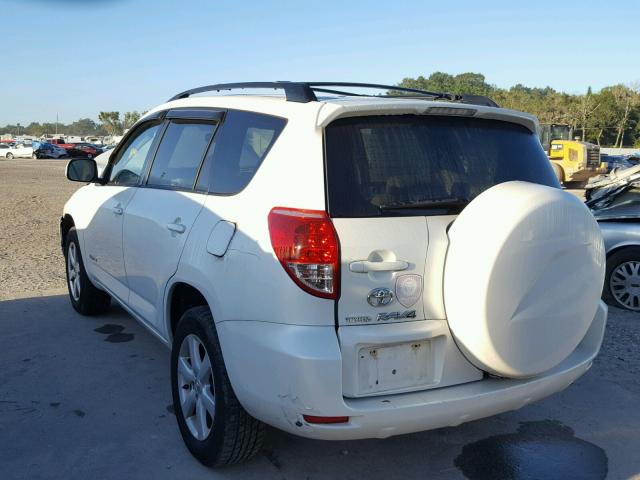 JTMBD31V575073063 - 2007 TOYOTA RAV4 LIMIT WHITE photo 3