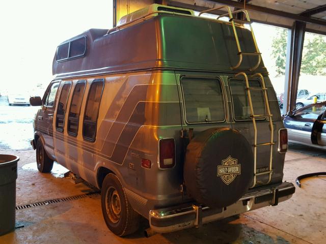 2B6HB21YXLK738456 - 1990 DODGE RAM VAN B2 GRAY photo 3