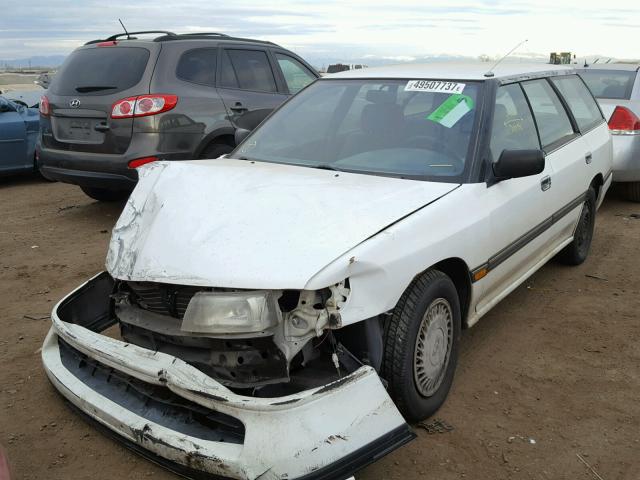 4S3BJ6337P9945385 - 1993 SUBARU LEGACY L WHITE photo 2