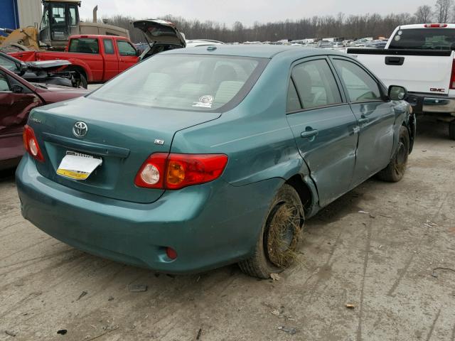 2T1BU4EE2AC515551 - 2010 TOYOTA COROLLA BA GREEN photo 4