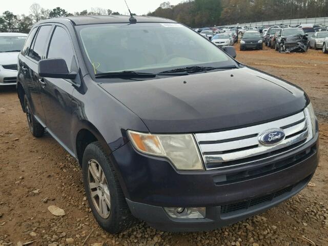 2FMDK38C77BB32320 - 2007 FORD EDGE SEL PURPLE photo 1