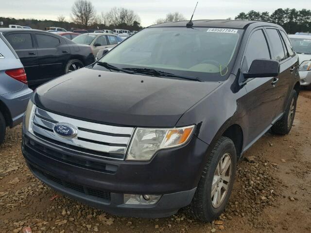 2FMDK38C77BB32320 - 2007 FORD EDGE SEL PURPLE photo 2