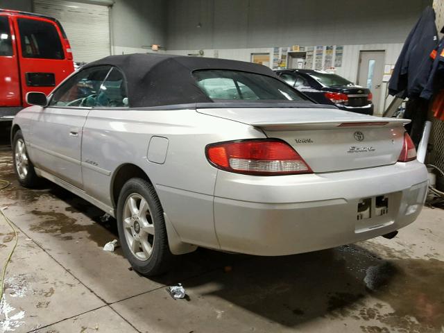 2T1FF22P11C426785 - 2001 TOYOTA CAMRY SOLA SILVER photo 3