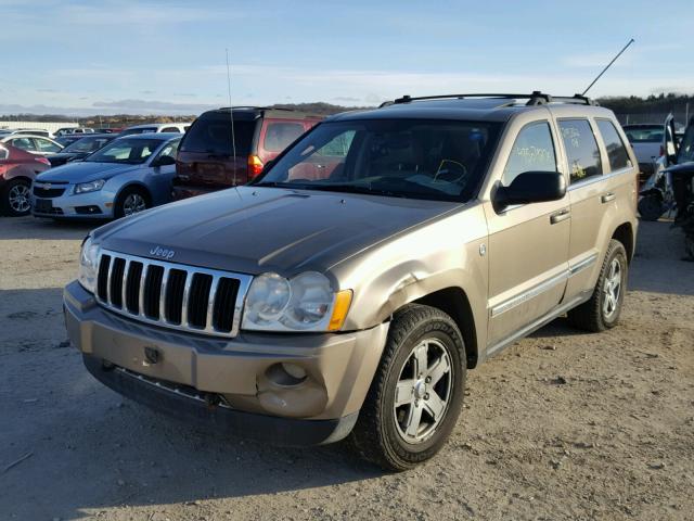 1J4HR58N55C503447 - 2005 JEEP GRAND CHER GOLD photo 2