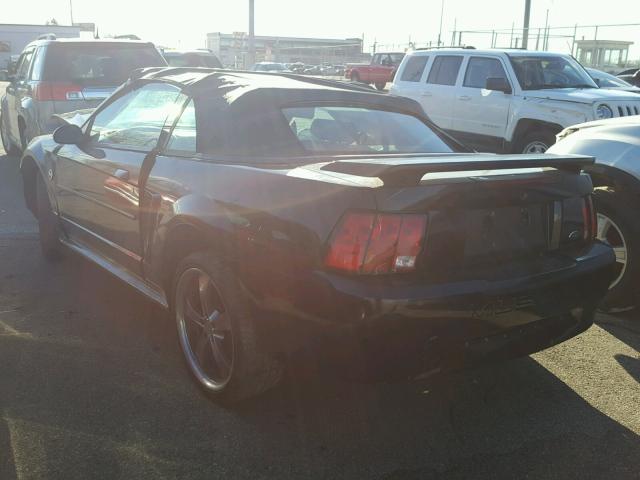 1FAFP44684F178226 - 2004 FORD MUSTANG BLACK photo 3