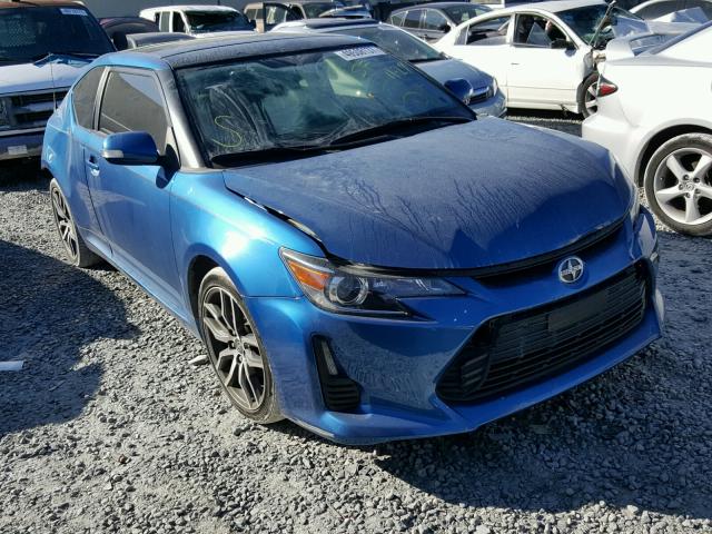 JTKJF5C72FJ004023 - 2015 TOYOTA SCION TC 蓝色 照片 1