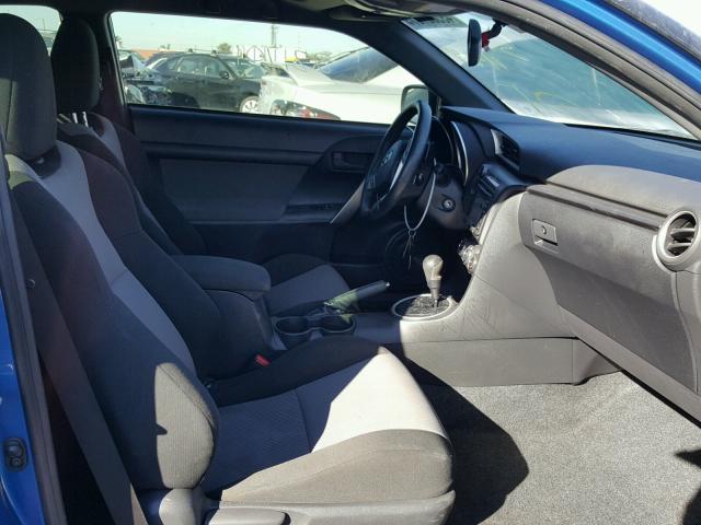 JTKJF5C72FJ004023 - 2015 TOYOTA SCION TC 蓝色 照片 5