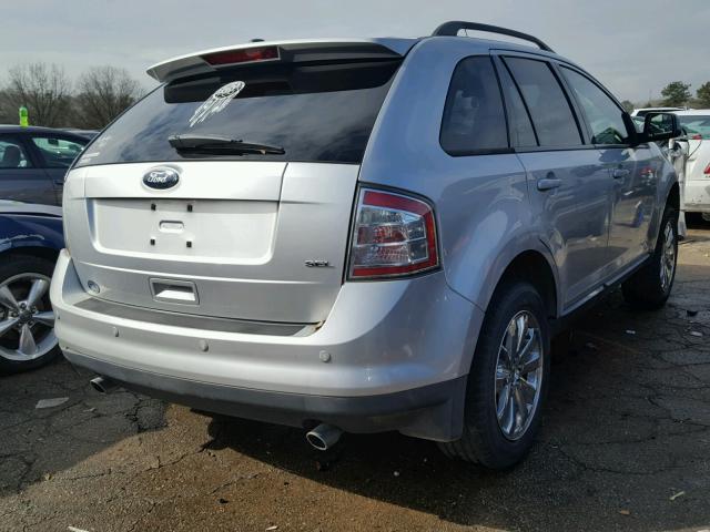 2FMDK38C99BA67697 - 2009 FORD EDGE SEL SILVER photo 4