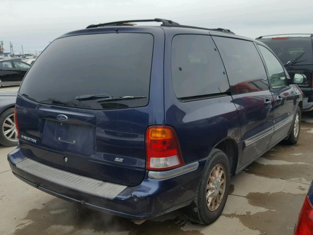 2FMDA5243YBC65786 - 2000 FORD WINDSTAR S BLUE photo 4