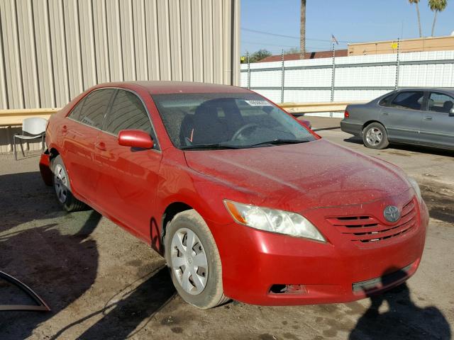 4T1BE46K39U271968 - 2009 TOYOTA CAMRY BASE RED photo 1