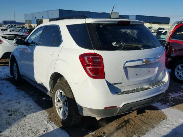 2GNALCEK7H1571788 - 2017 CHEVROLET EQUINOX LT WHITE photo 3