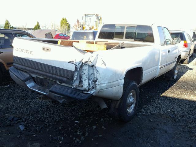 1B7KF2364YJ149388 - 2000 DODGE RAM 2500 WHITE photo 4