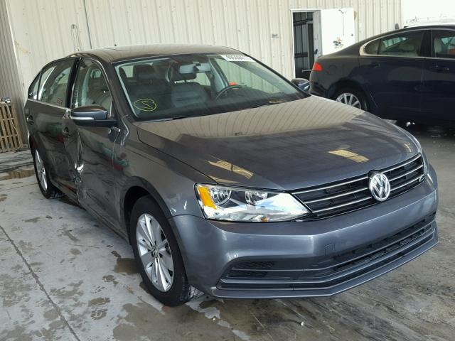 3VWD67AJ6GM244692 - 2016 VOLKSWAGEN JETTA SE CHARCOAL photo 1