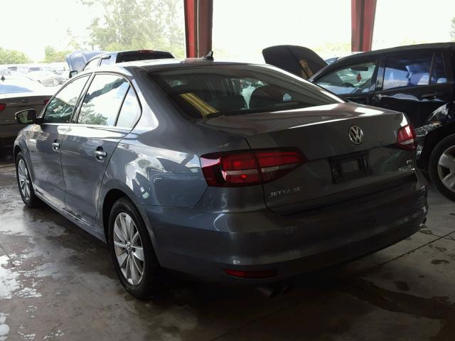 3VWD67AJ6GM244692 - 2016 VOLKSWAGEN JETTA SE CHARCOAL photo 3