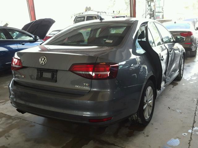 3VWD67AJ6GM244692 - 2016 VOLKSWAGEN JETTA SE CHARCOAL photo 4