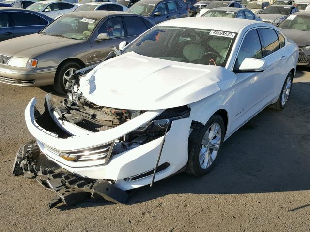 2G1115SL9F9234408 - 2015 CHEVROLET IMPALA LT WHITE photo 2