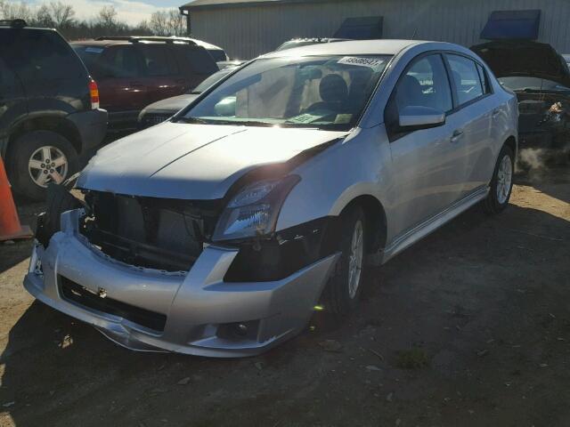 3N1AB6AP7CL710245 - 2012 NISSAN SENTRA 2.0 SILVER photo 2